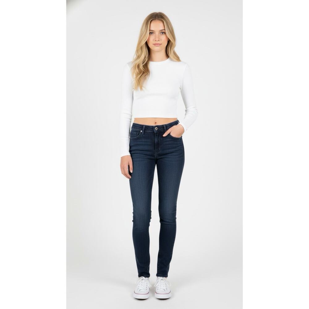 FRAME Le Skinny de Jeanne Crop Jeans Size 27 - Washed Black EUC